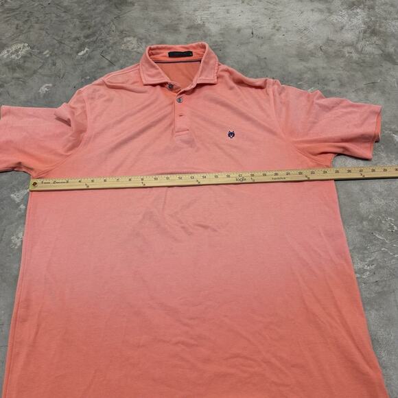 GREYSON Golf Polo Shirt Mens Size XL Pink Activewear Logo Outdoor Preppy 2 Tone - Picture 4 of 7